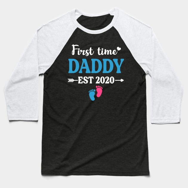 Promoted to Daddy Est 2020 Baseball T-Shirt by Manonee